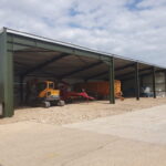 Mono pitch machinery shed with open front